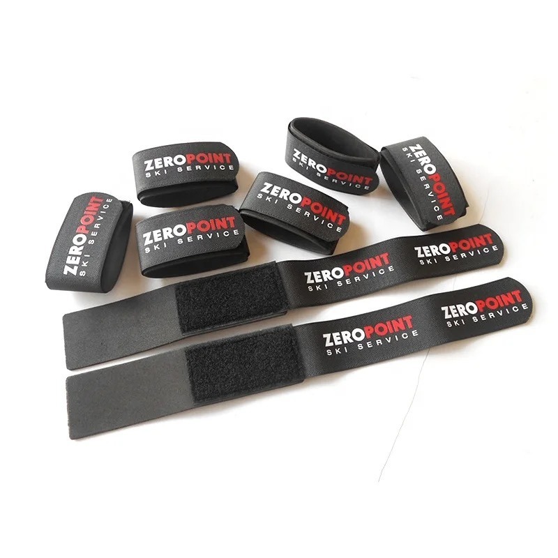 Custom Ski Strap Ties for Winter Sports Events